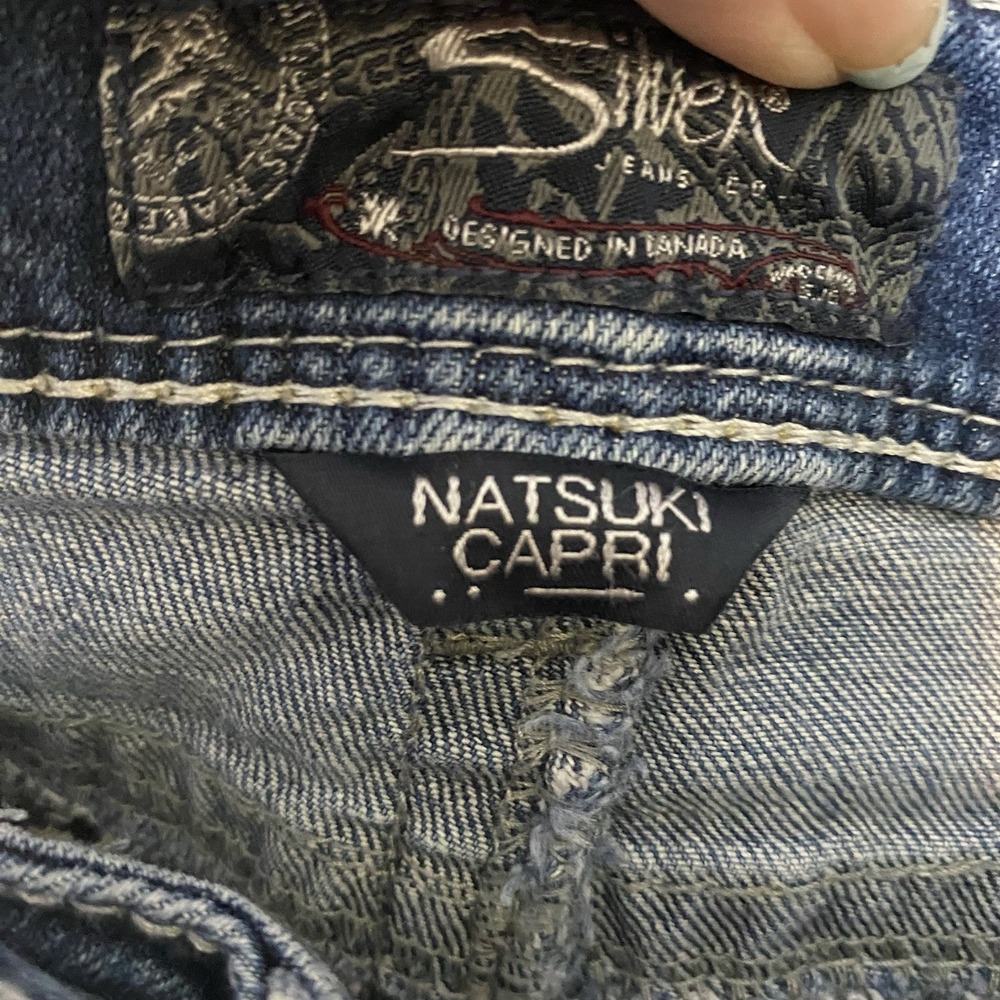 Silver Jeans NATSUKI CAPRI Mid Rise Stretch Womens size 29 - Picture 4 of 4